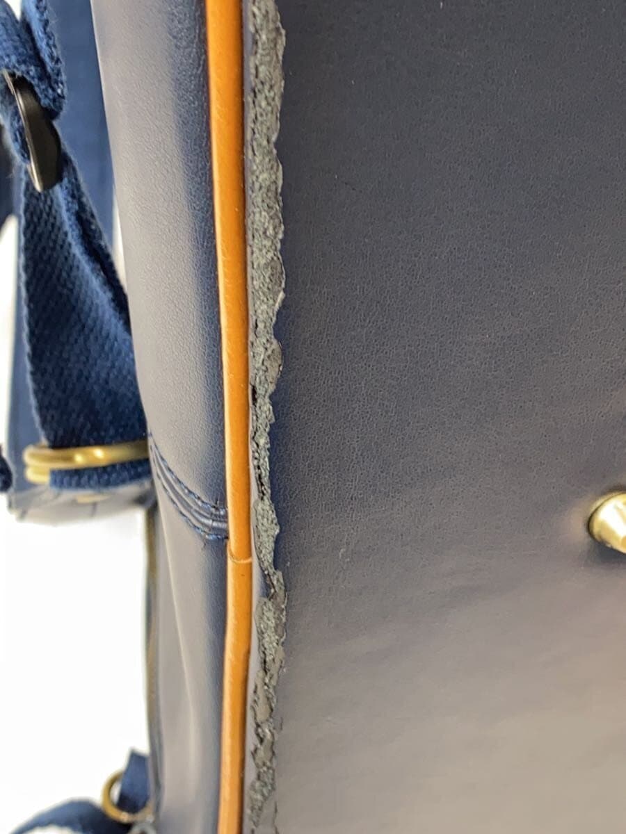 GOLD MEN Backpack Leather NVY 8