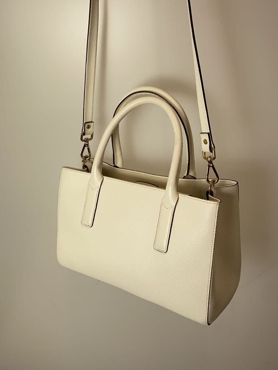 GIANNI NOTARO2-Way Shoulder Bag Leather WHT 2