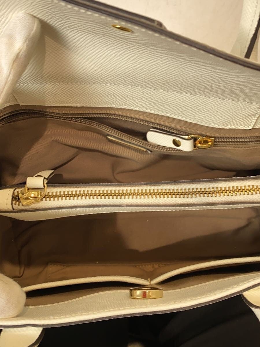 GIANNI NOTARO2-Way Shoulder Bag Leather WHT 6