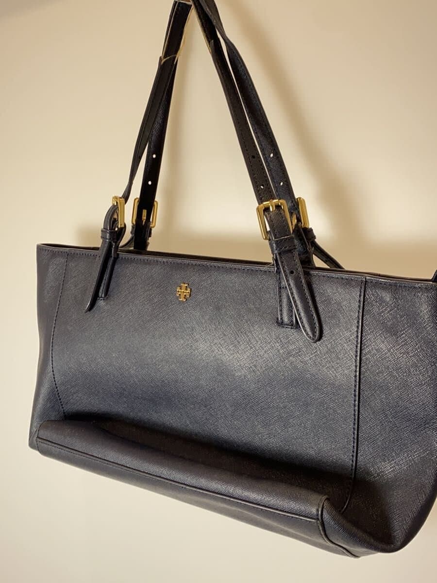 TORY BURCH Handbag Leather NVY 2