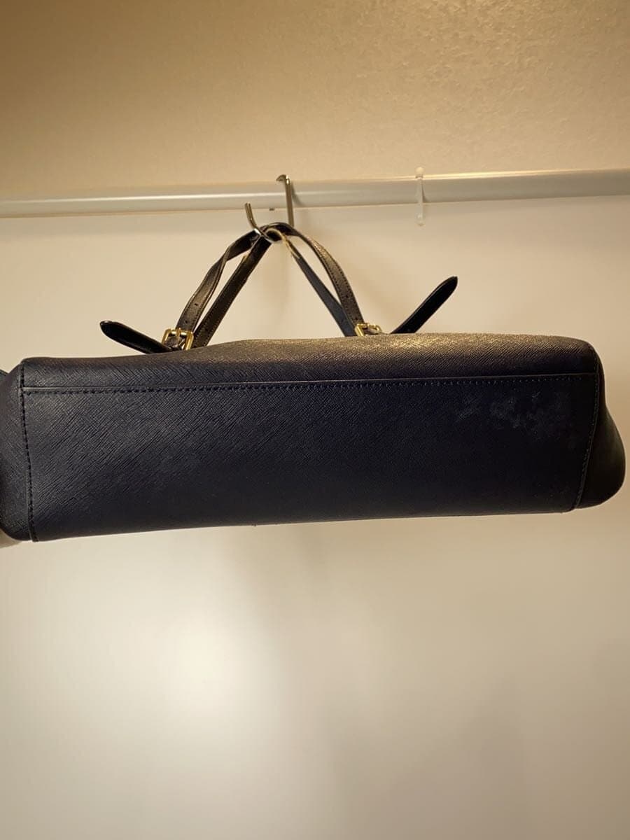 TORY BURCH Handbag Leather NVY 4