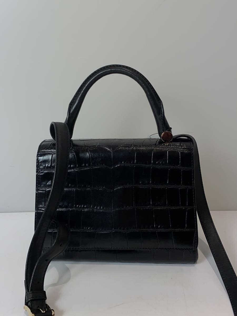 MAX MARA shoulder bag leather BLK 3