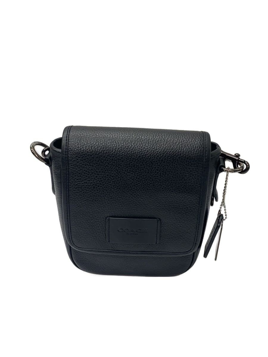 COACH Shoulder Bag Leather BLK CO914 Lucas Crossbody Bag