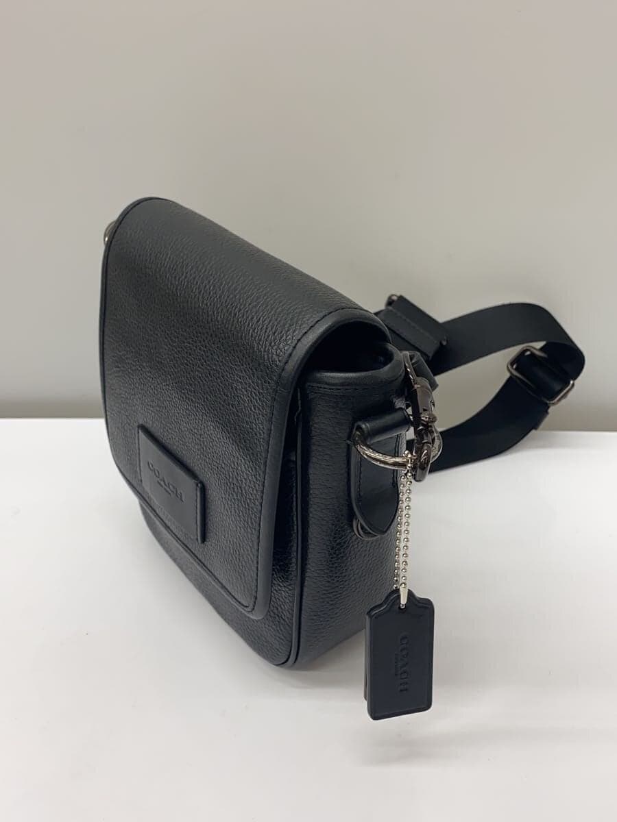 COACH Shoulder Bag Leather BLK CO914 Lucas Crossbody Bag 2