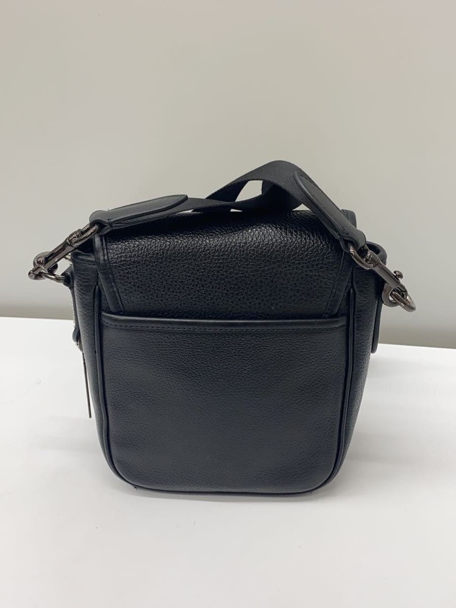 COACH Shoulder Bag Leather BLK CO914 Lucas Crossbody Bag 3