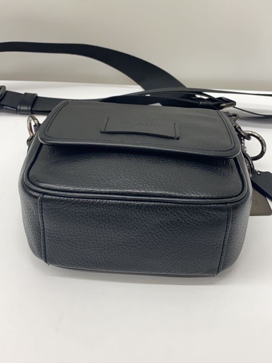 COACH Shoulder Bag Leather BLK CO914 Lucas Crossbody Bag 4