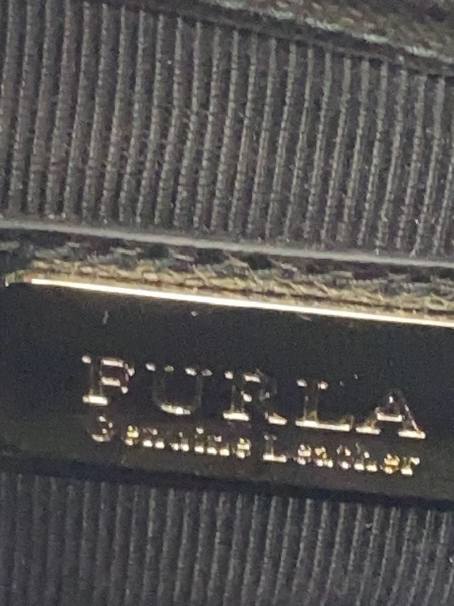 FURLA Shoulder Bag Leather BLK 272499 Metro Police 8