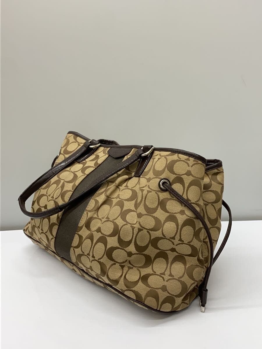 COACH Tote Bag_Signature Canvas BRW 2