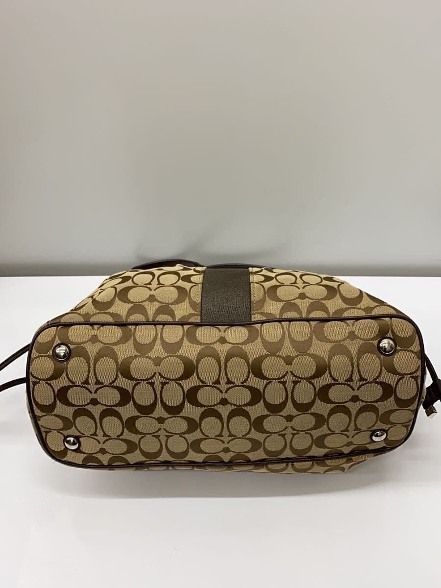 COACH Tote Bag_Signature Canvas BRW 4