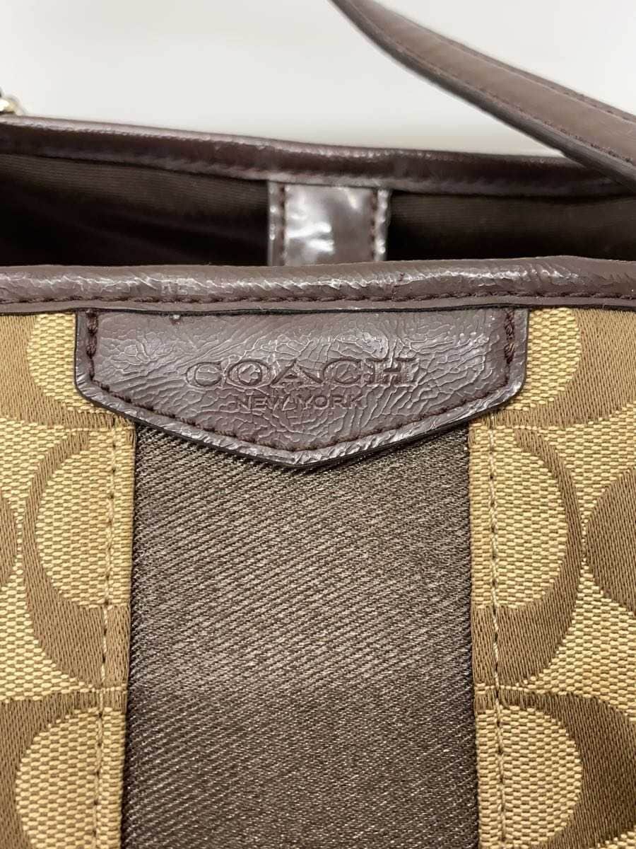 COACH Tote Bag_Signature Canvas BRW 5