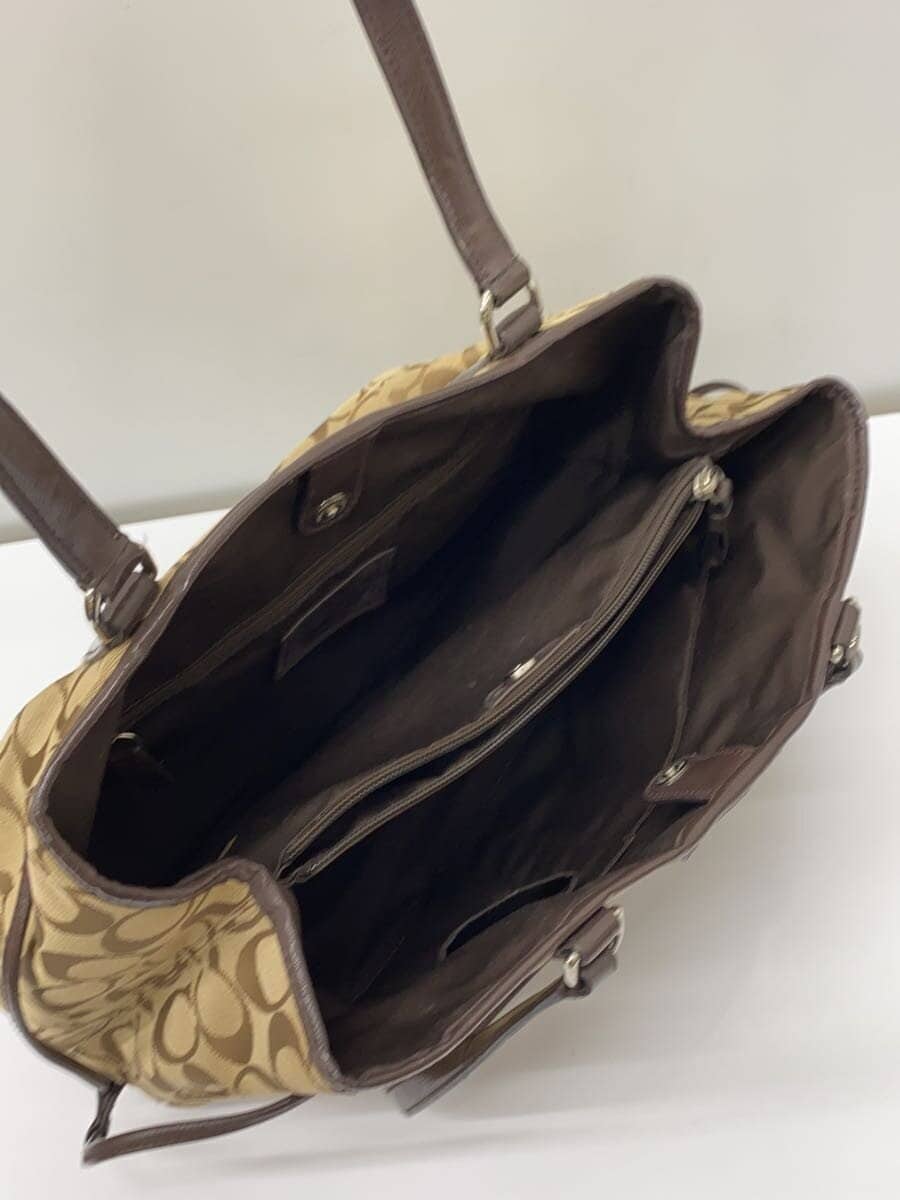 COACH Tote Bag_Signature Canvas BRW 6