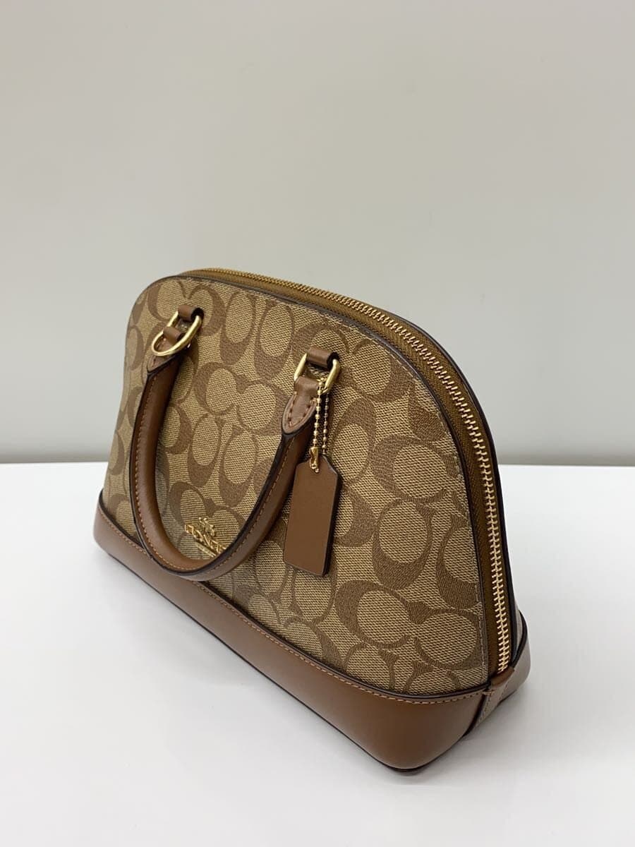 COACH2-Way Shoulder Bag PVC BRW Monogram F27583 2