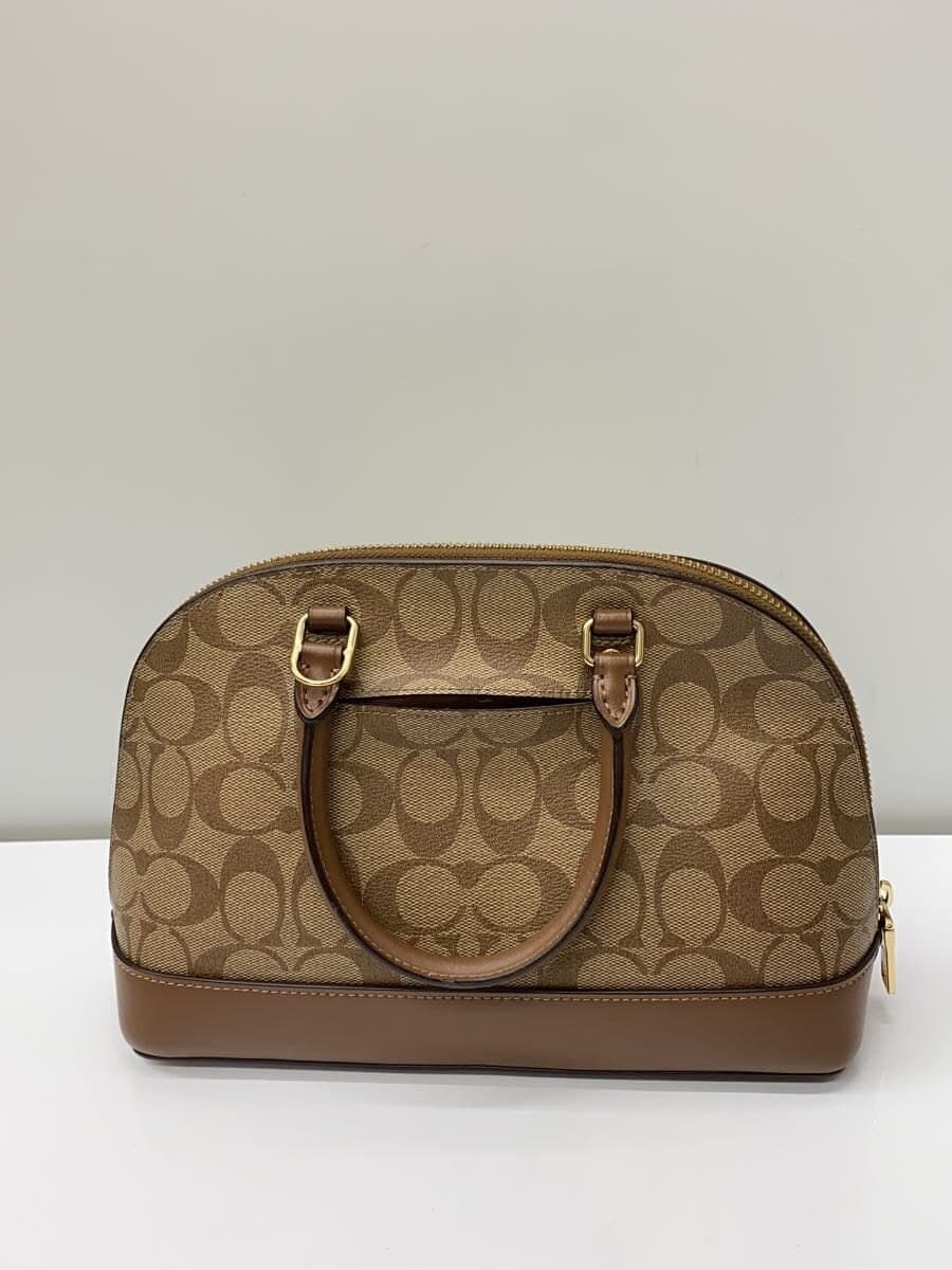 COACH2-Way Shoulder Bag PVC BRW Monogram F27583 3