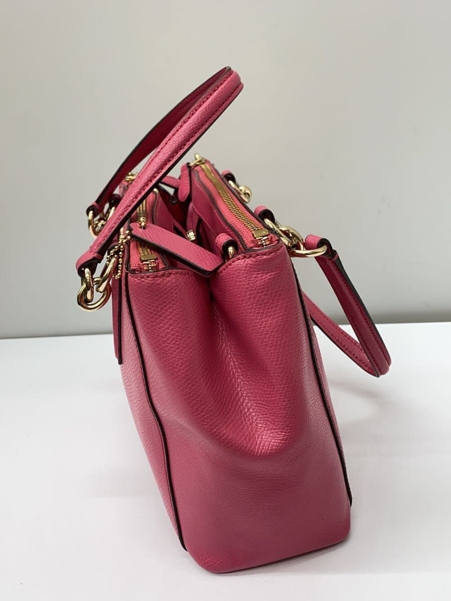 COACH Handbag_All Leather Leather PNK 2