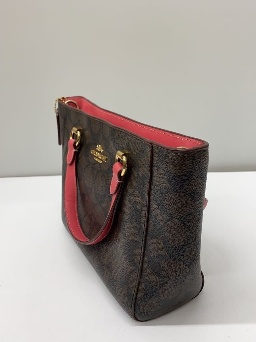 COACH Tote Bag PVC BRW CA613 2