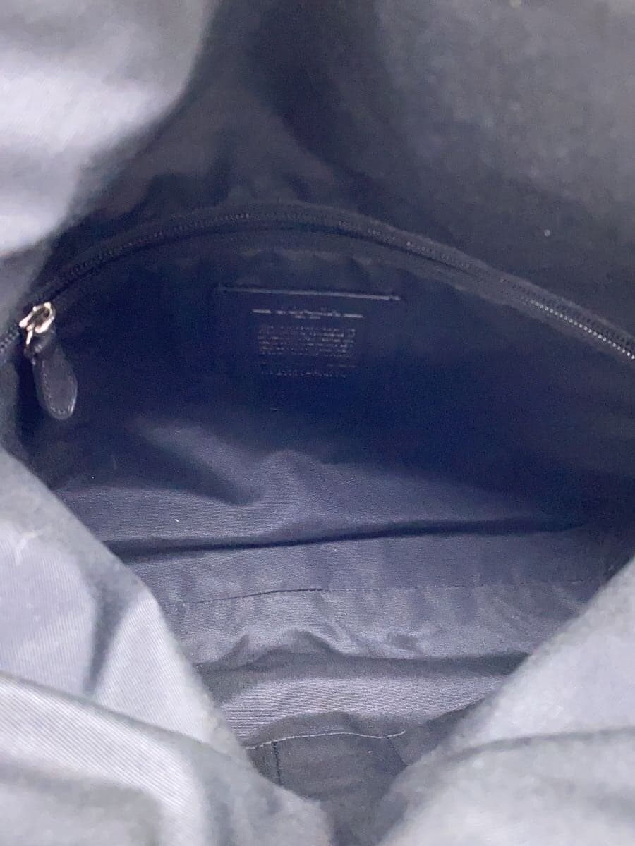 COACH2 Pocket Tote Bag Leather BLK F54774 6