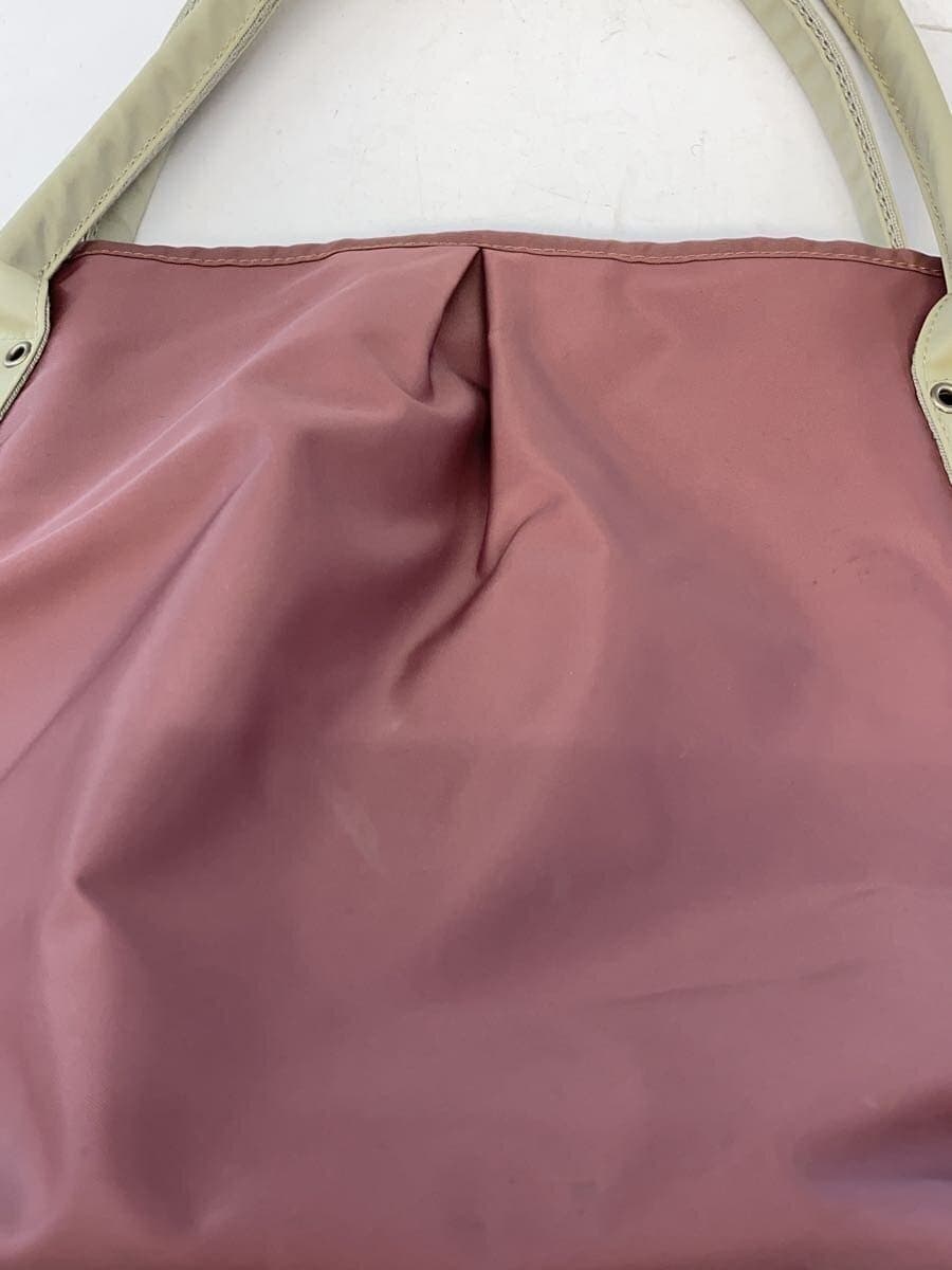 agnes b VOYAGE Shoulder Strap Missing Part Tote Bag PNK 8