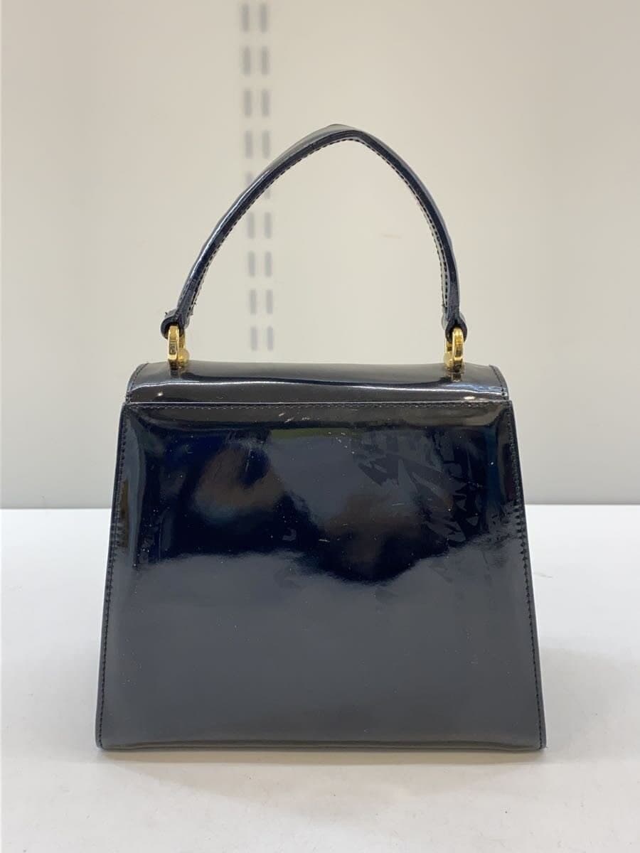 Salvatore Ferragamo Handbag Leather BLK Solid 3