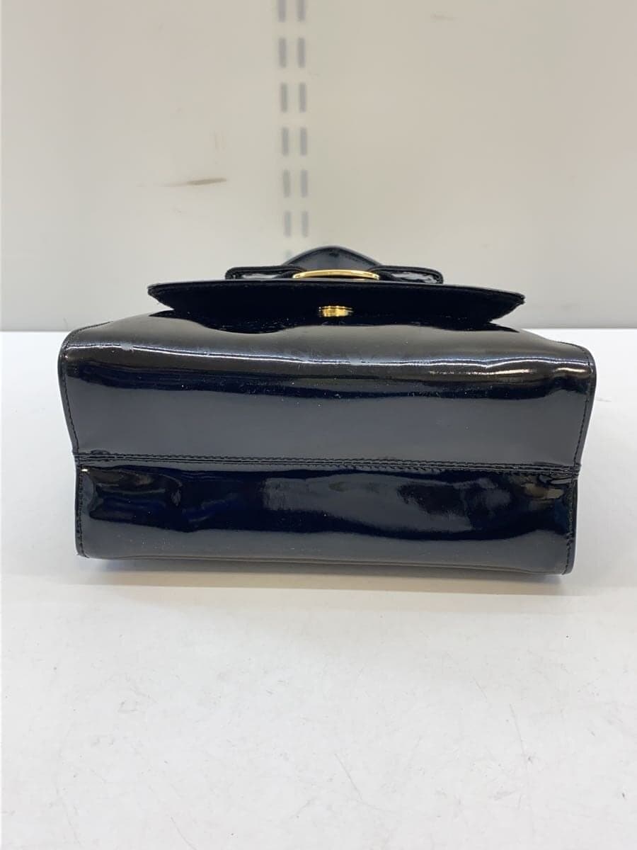 Salvatore Ferragamo Handbag Leather BLK Solid 4