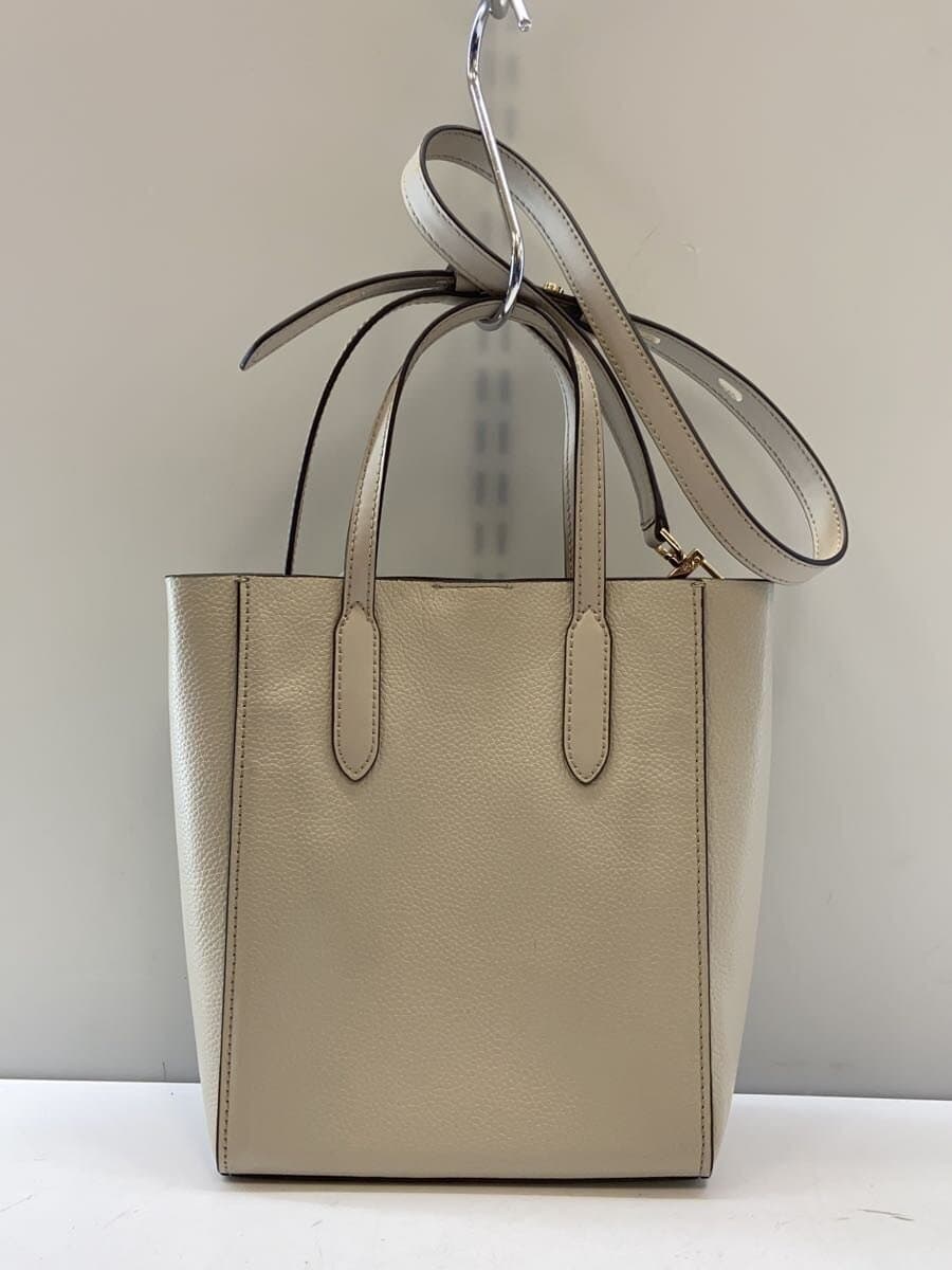 MICHAEL KORS Shoulder Bag Leather CRM Solid 3