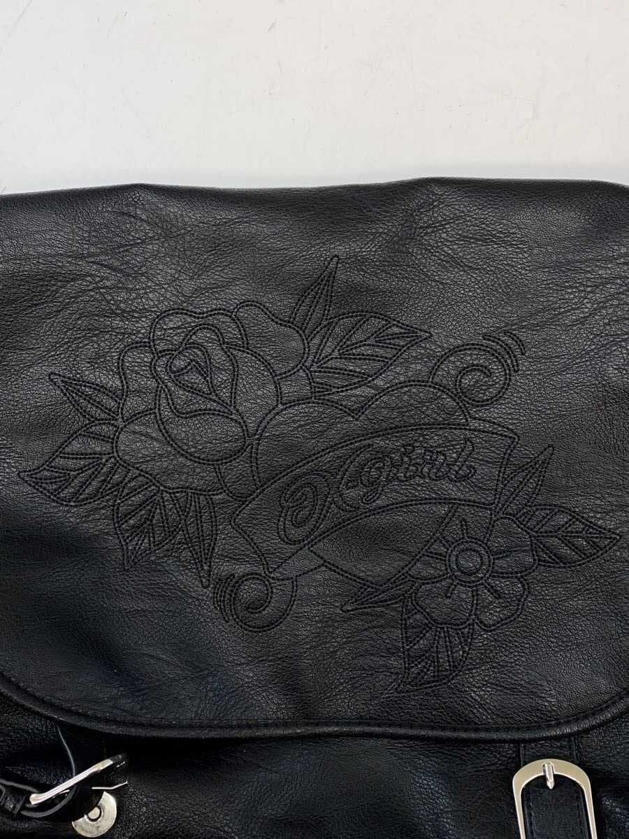 X-girl Shoulder Bag Faux Leather BLK 105232053002 9