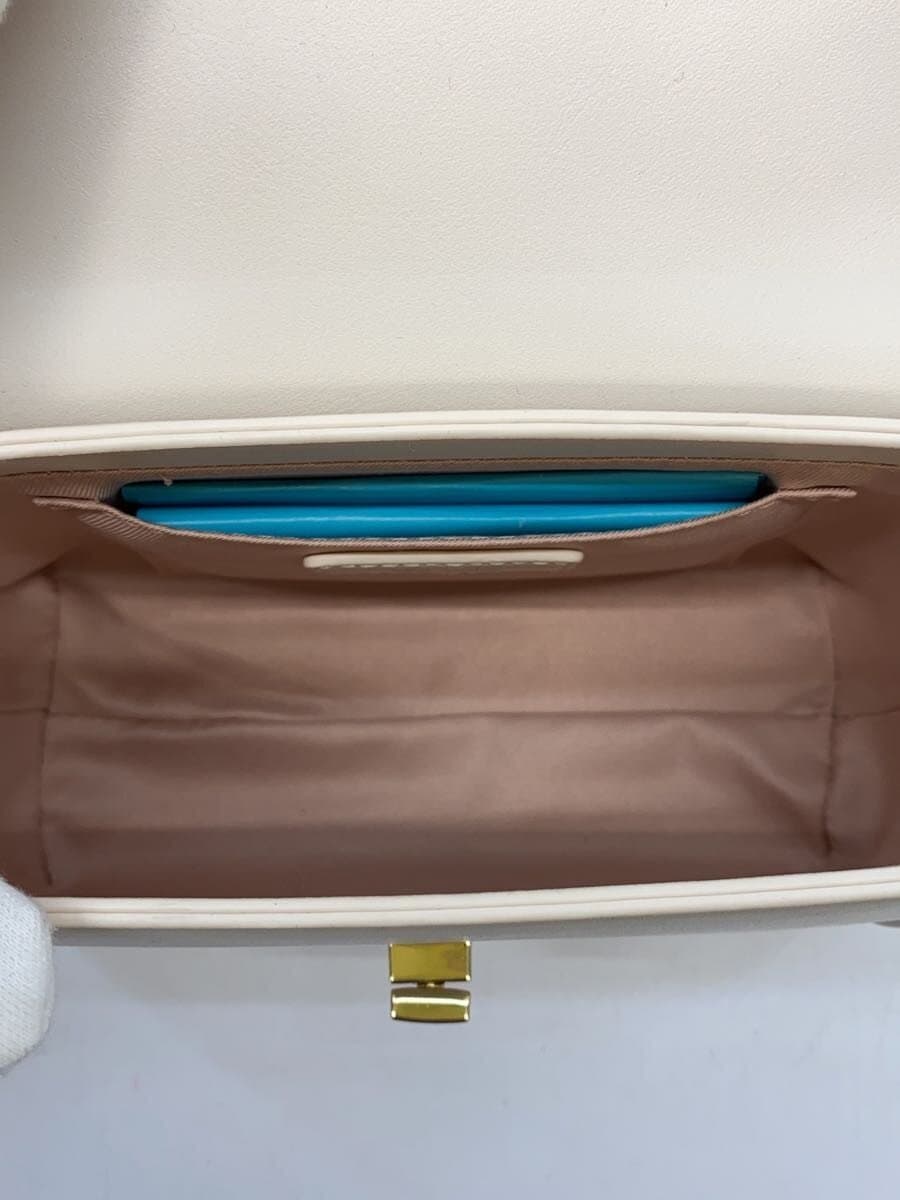 Samantha Thavasa Shoulder Bag Faux Leather WHT 6