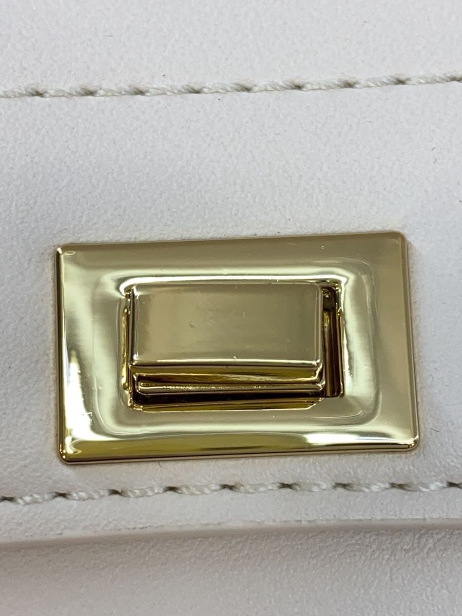 Samantha Thavasa Shoulder Bag Faux Leather WHT 7