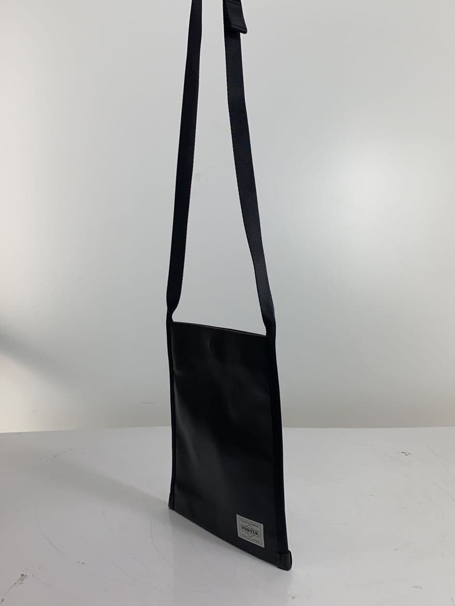 PORTER Shoulder Bag Leather BLK Solid 2