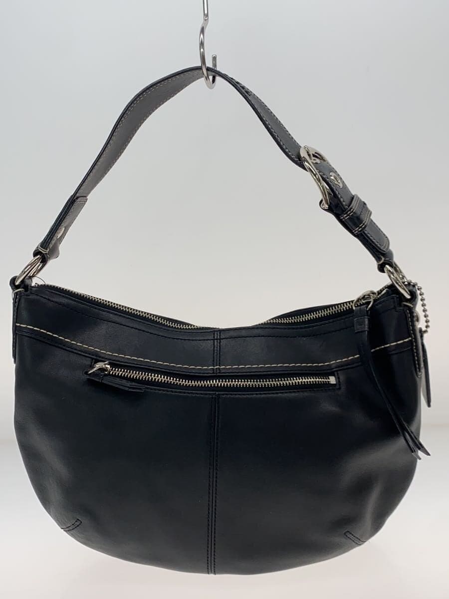 COACH handbag -- BLK plain F13730 3