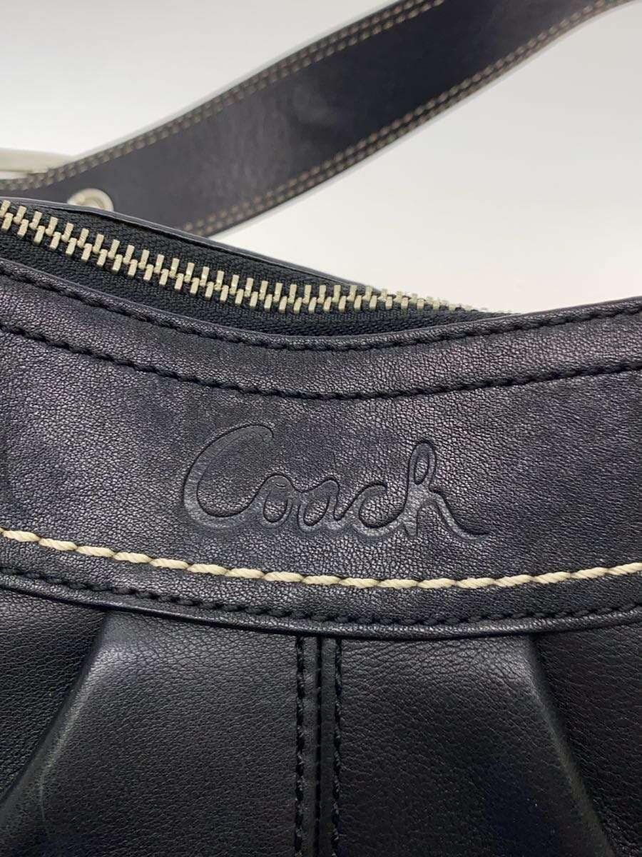 COACH handbag -- BLK plain F13730 5