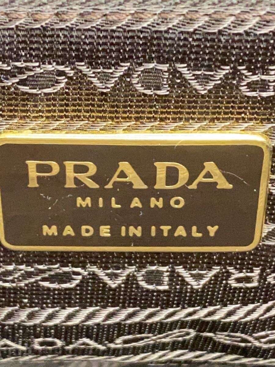 PRADA Tote Bag Leather BRW 5