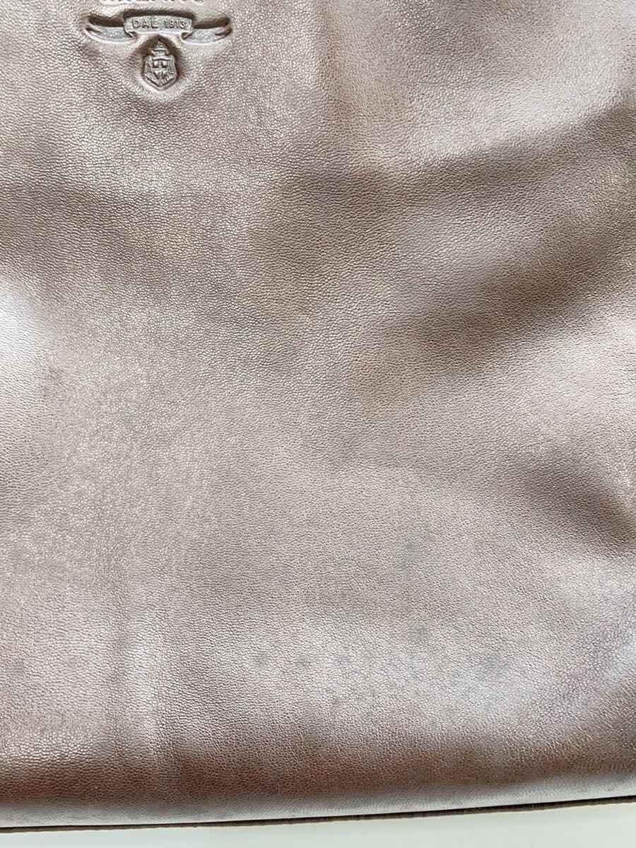 PRADA Tote Bag Leather BRW 9