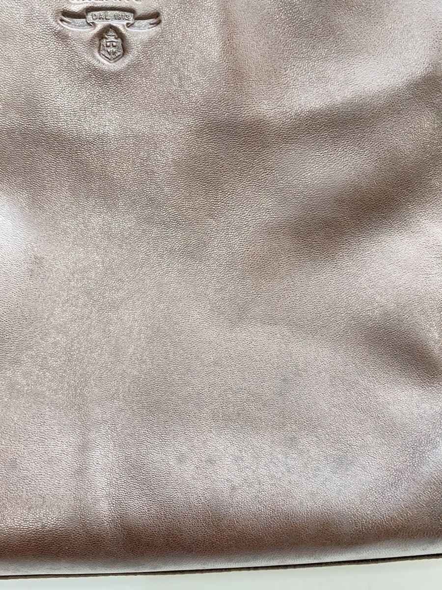 PRADA Tote Bag Leather BRW 9