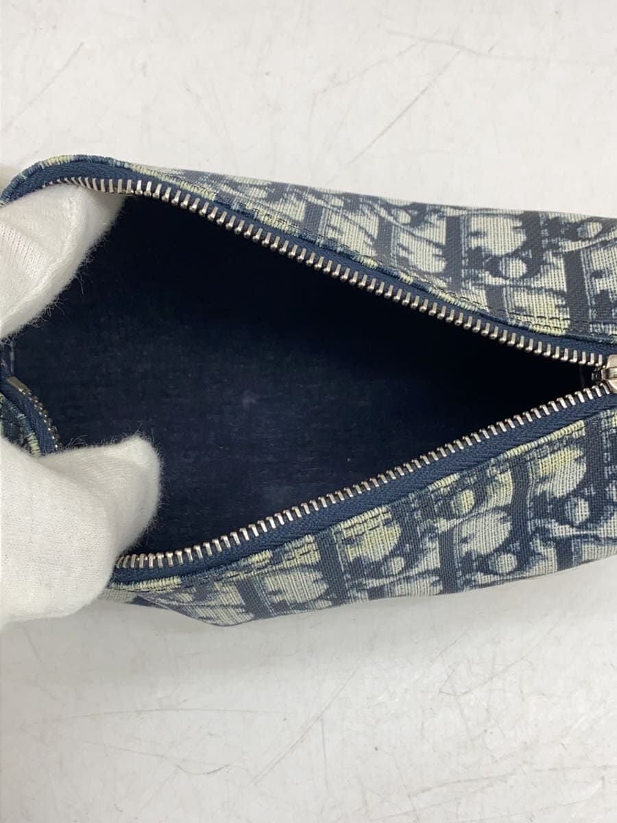 Christian Dior Tres DIOR Kit 2003 Trotter Namba Ring Pouch NVY All Over Pattern 6