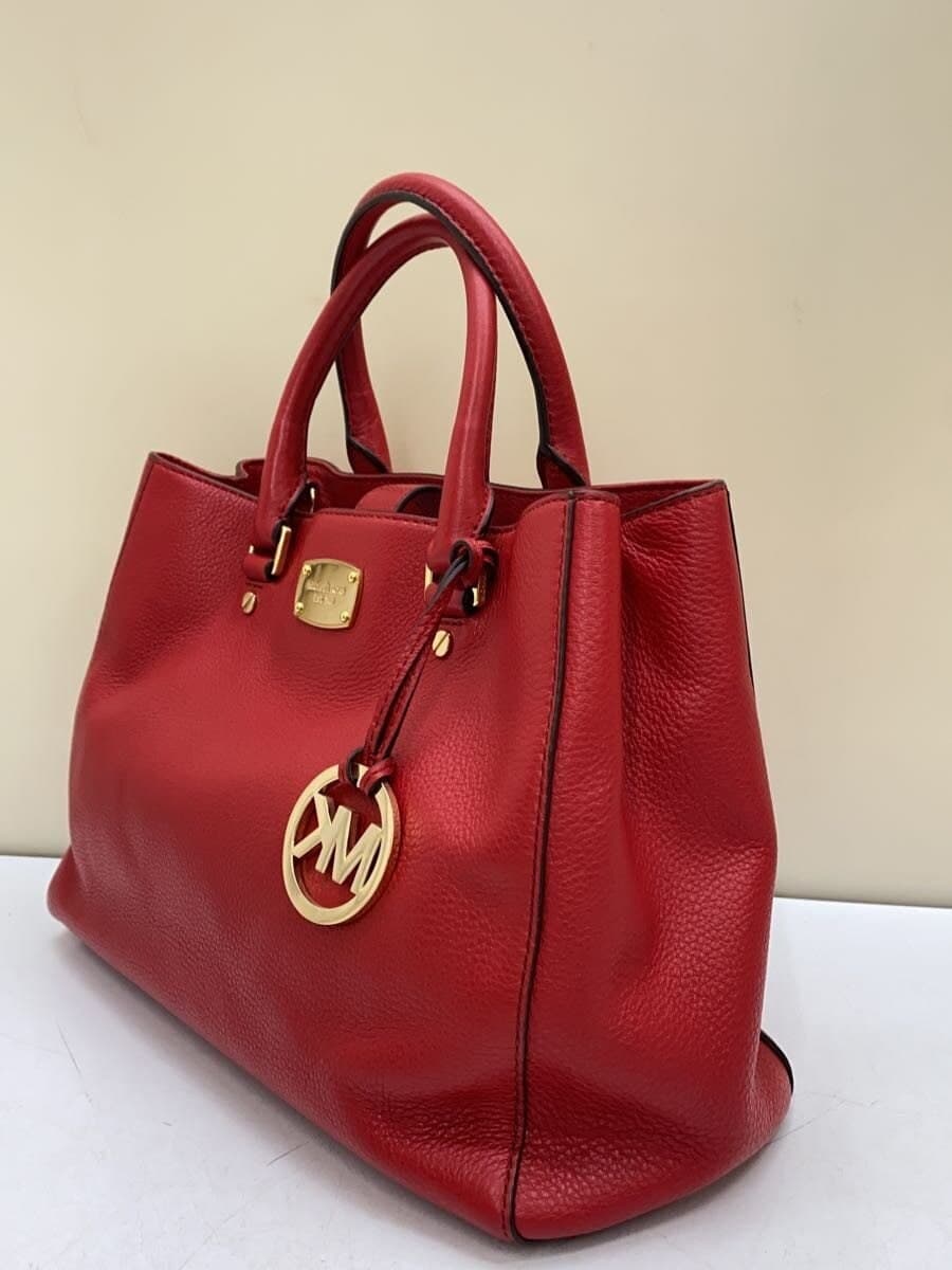 MICHAEL KORS Handbag Leather RED Solid 35H3GBFT2L 2