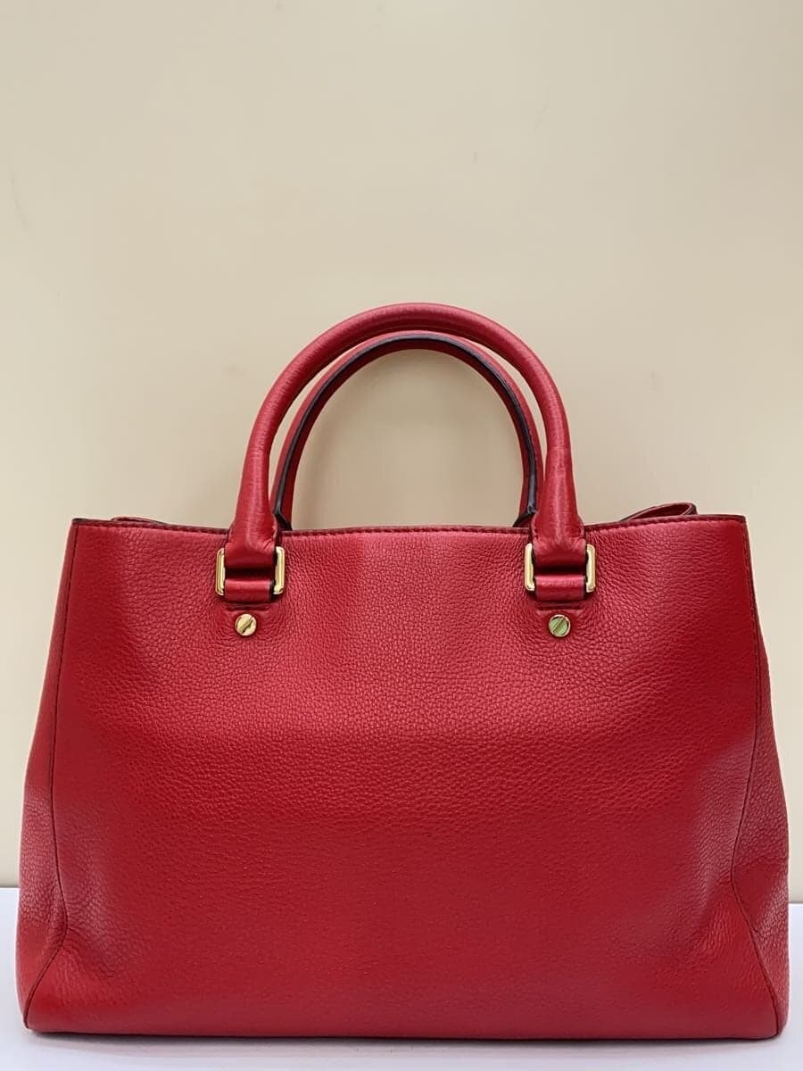 MICHAEL KORS Handbag Leather RED Solid 35H3GBFT2L 3