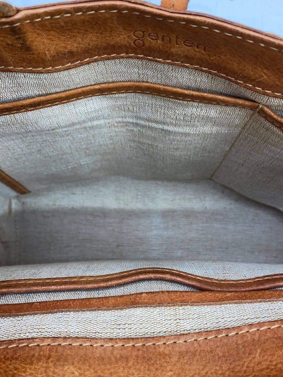GENTEN Tote Bag Leather CML 6