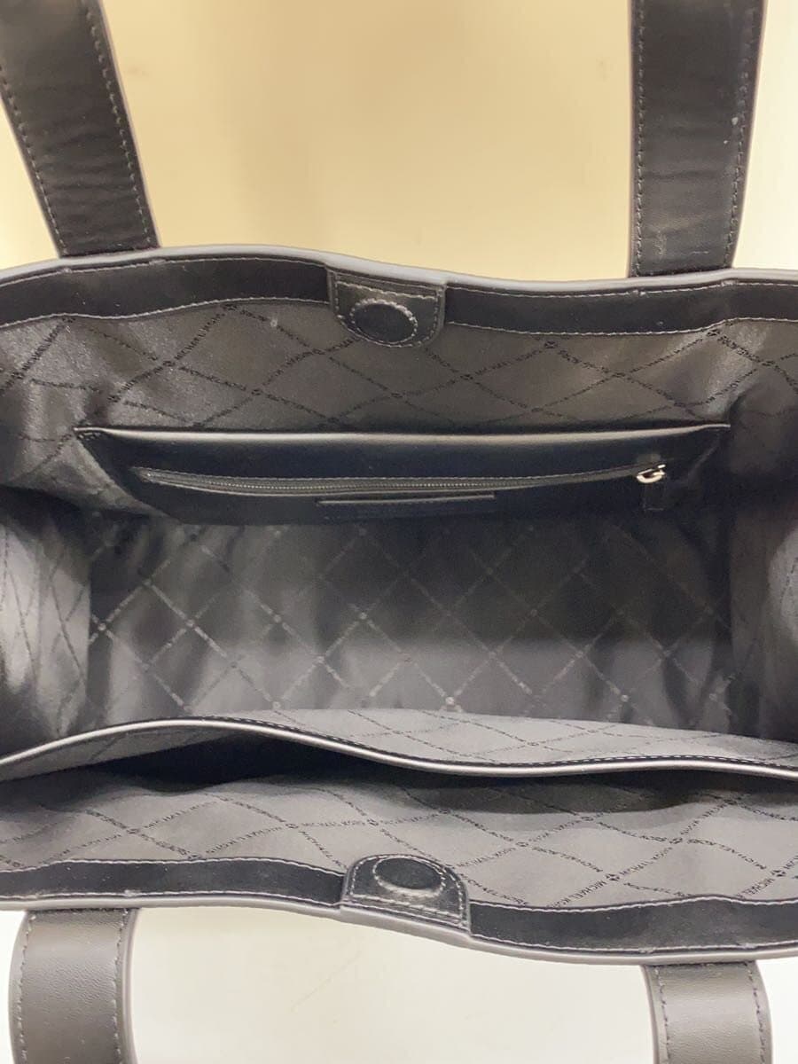 MICHAEL KORS Tote Bag Leather BLK 37S4LCOT 6