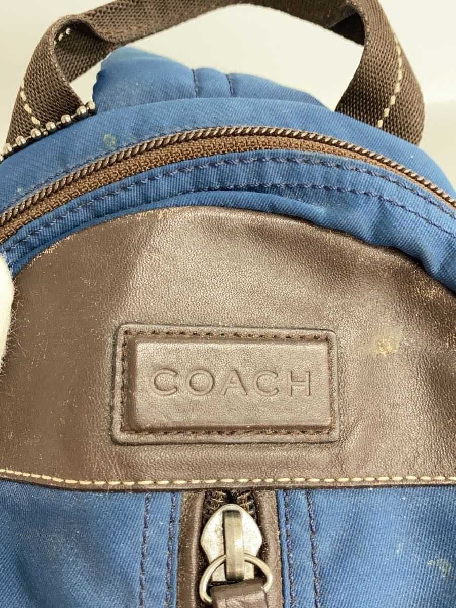 COACH Shoulder Bag_Varick Nylon BLU 5