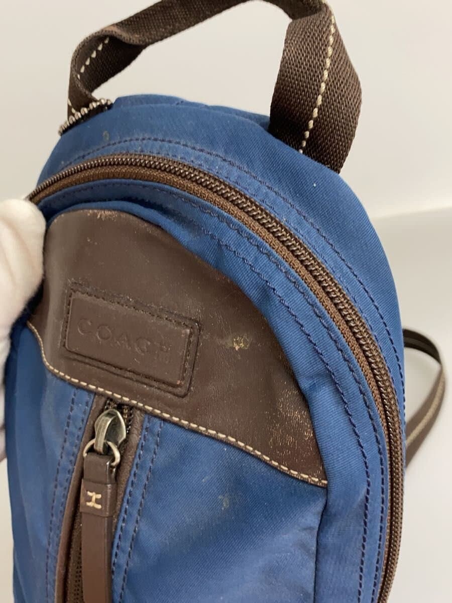 COACH Shoulder Bag_Varick Nylon BLU 7