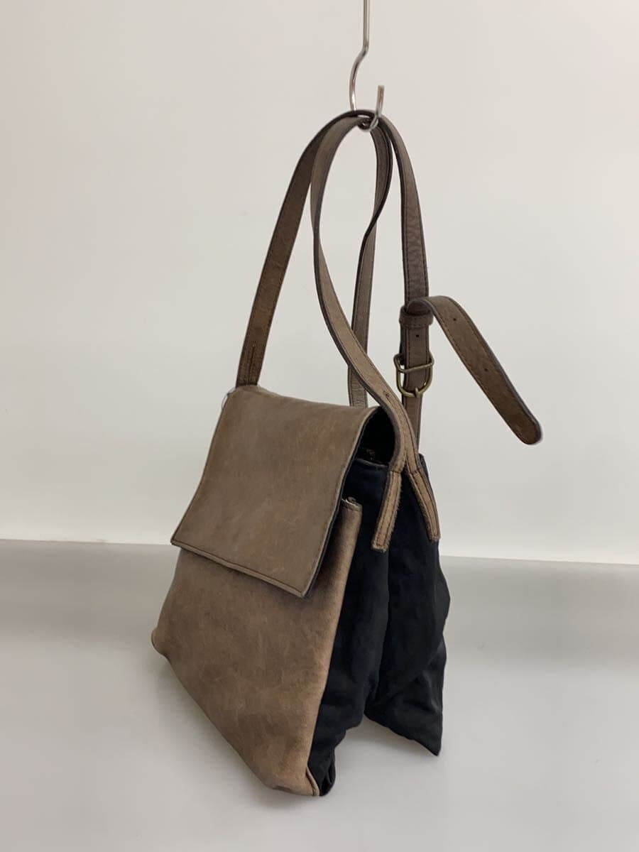 Other Brand B.stuff Shoulder Bag Leather BRW Solid 2