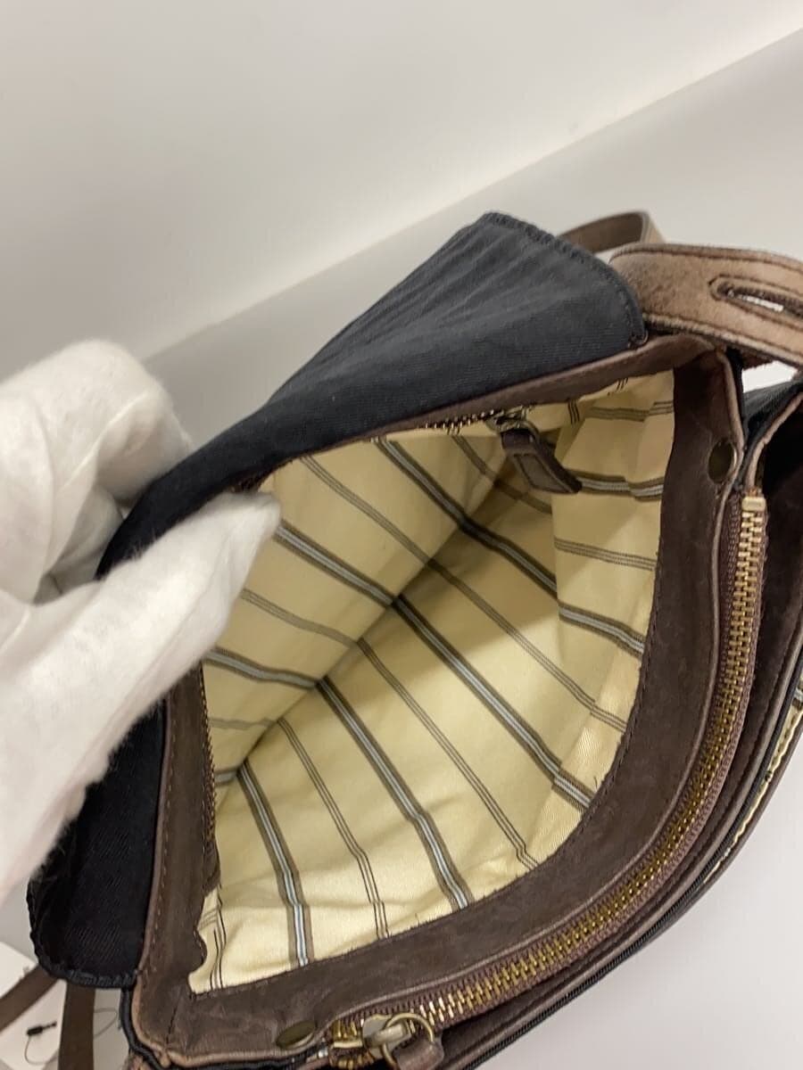 Other Brand B.stuff Shoulder Bag Leather BRW Solid 6