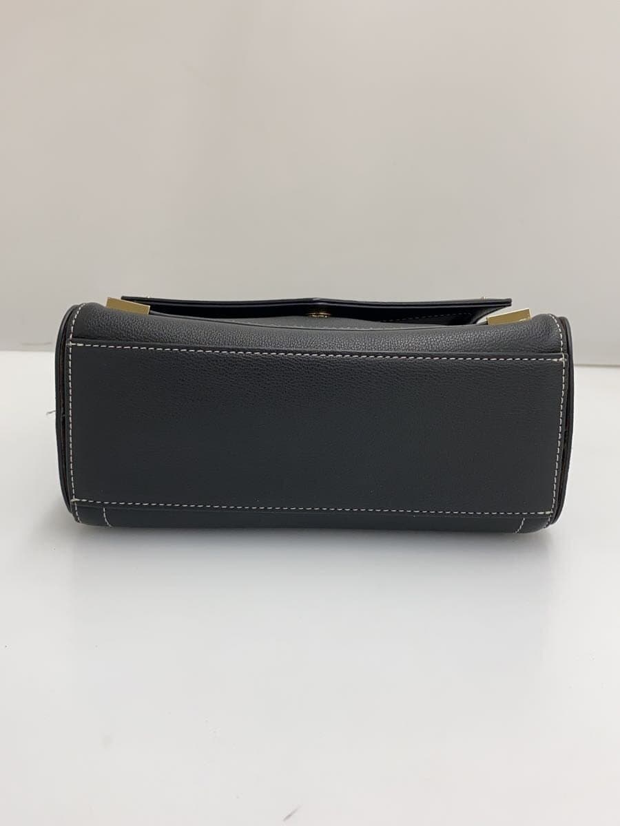 Samantha Thavasa Shoulder Bag Leather BLK Solid 4