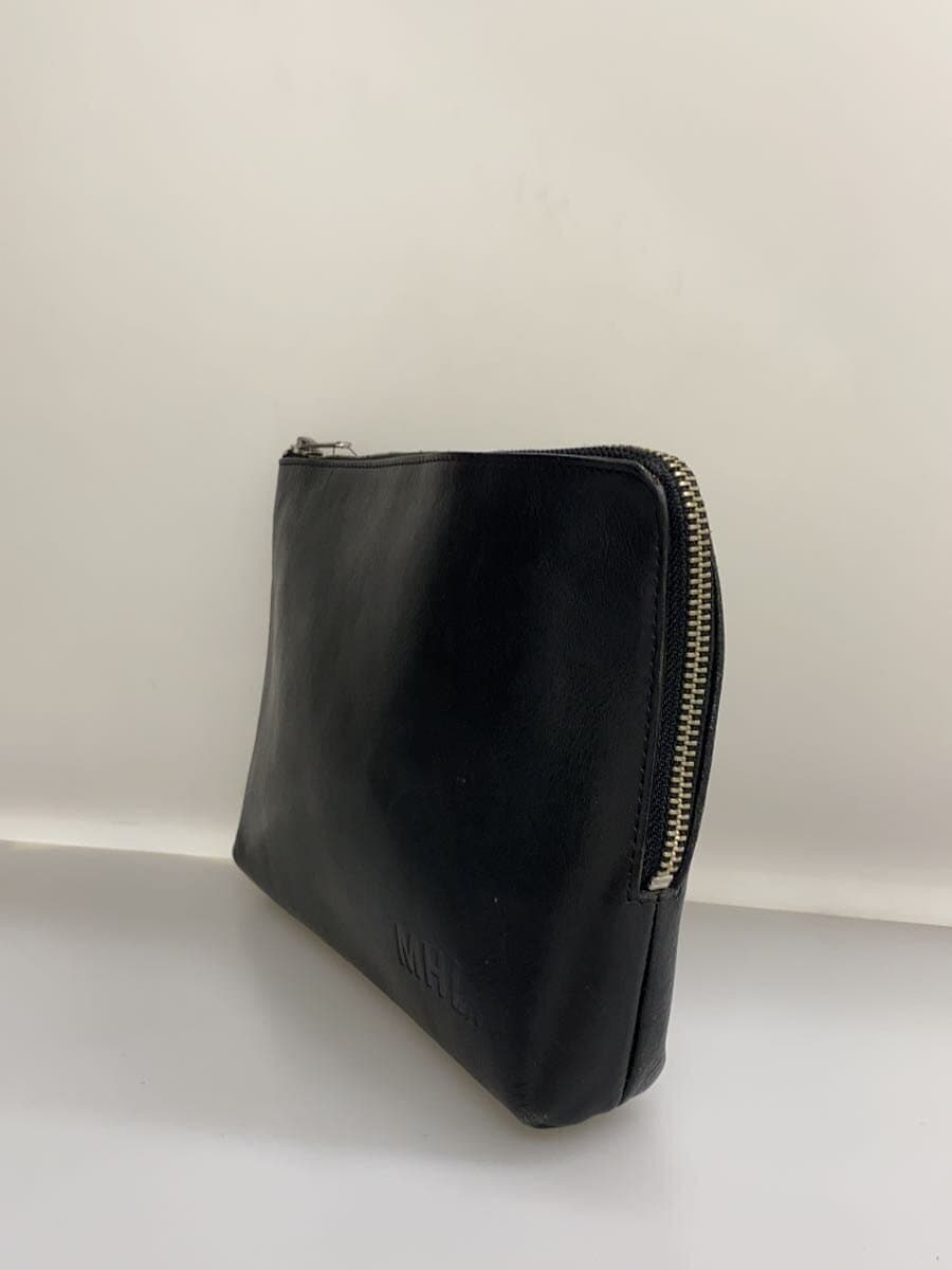 MHL. Pouch Leather BLK Solid 2