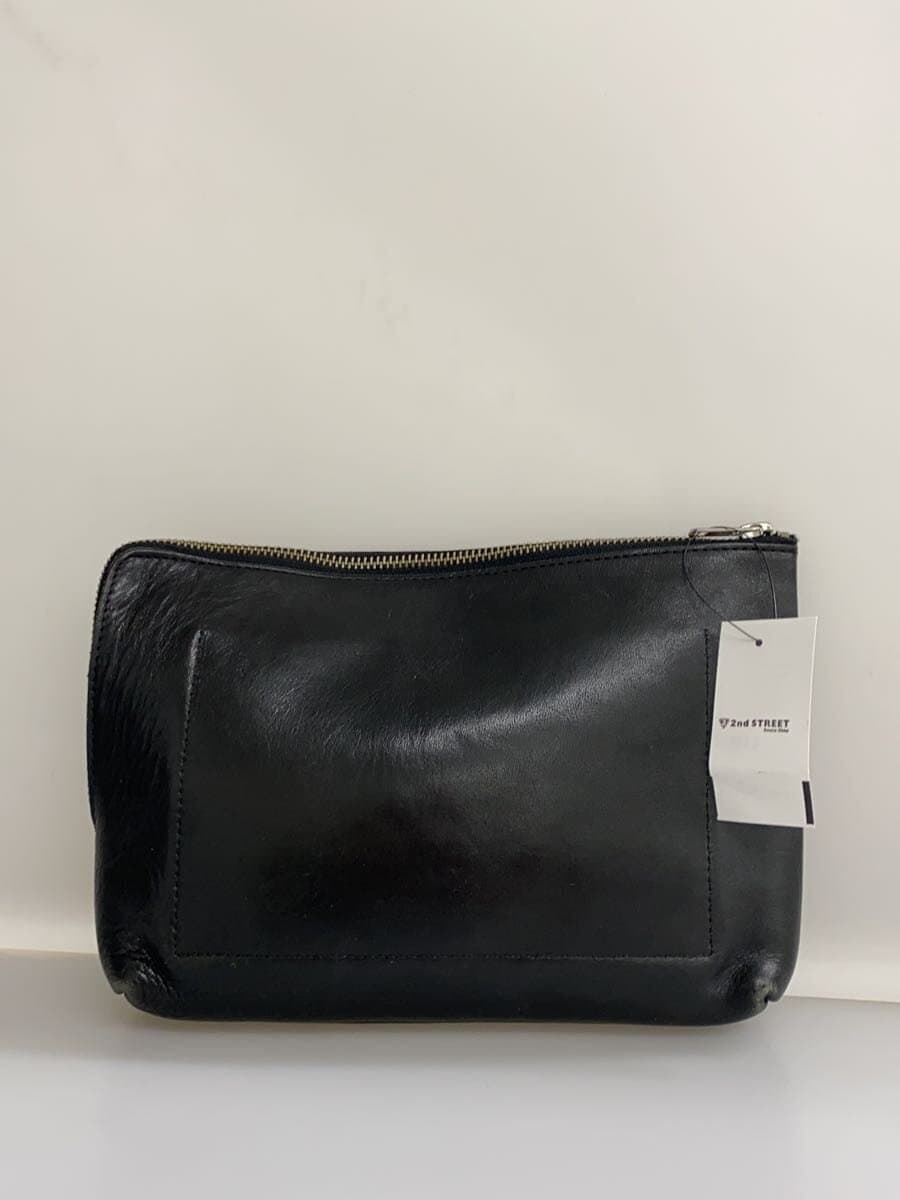 MHL. Pouch Leather BLK Solid 3