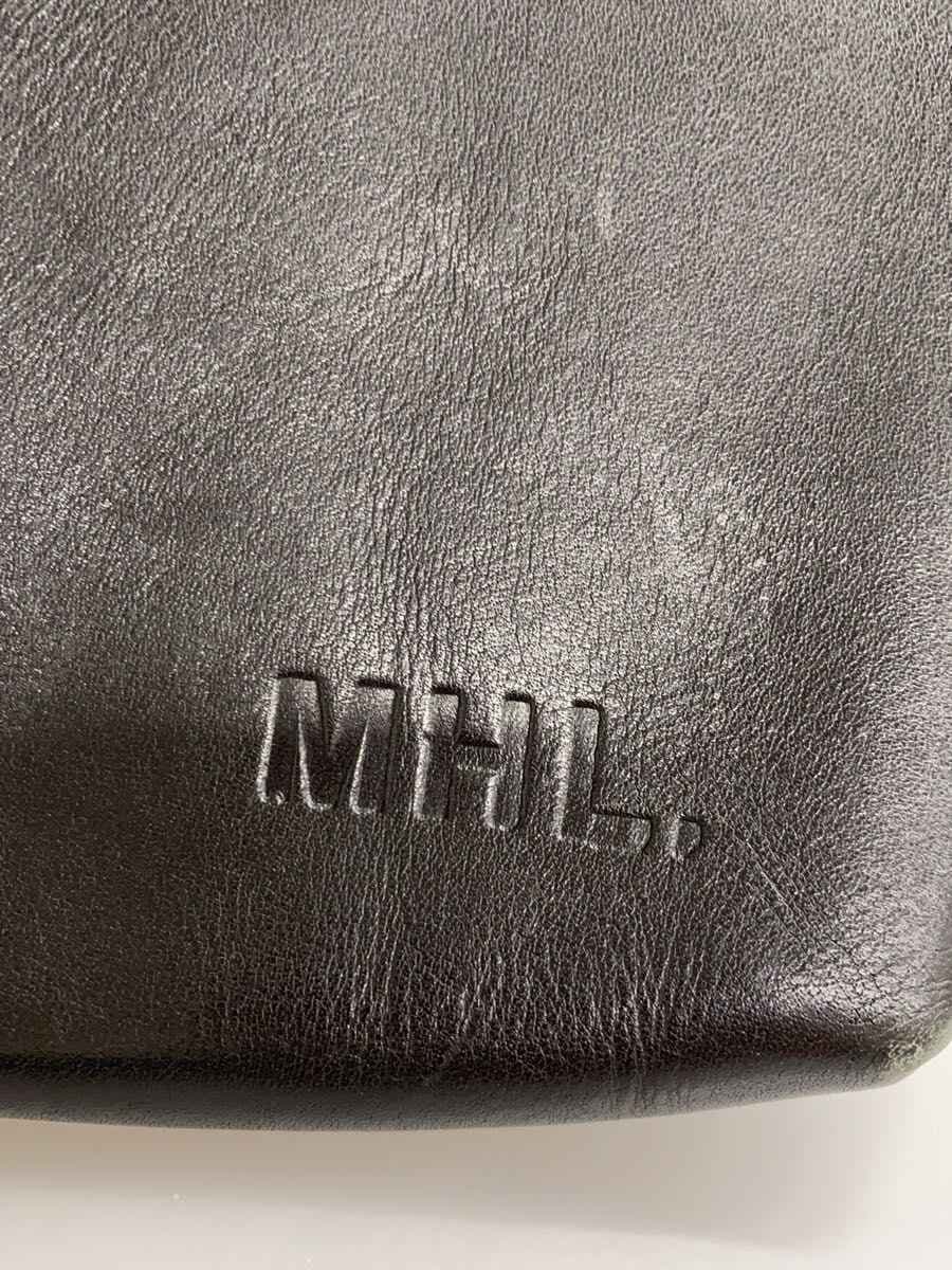 MHL. Pouch Leather BLK Solid 5