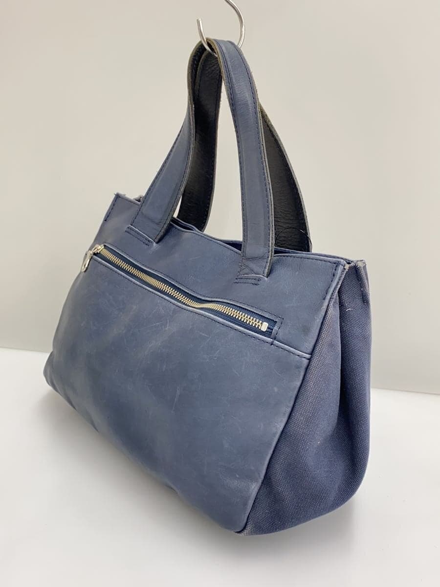 BAGGY PORT Bag Leather NVY 2