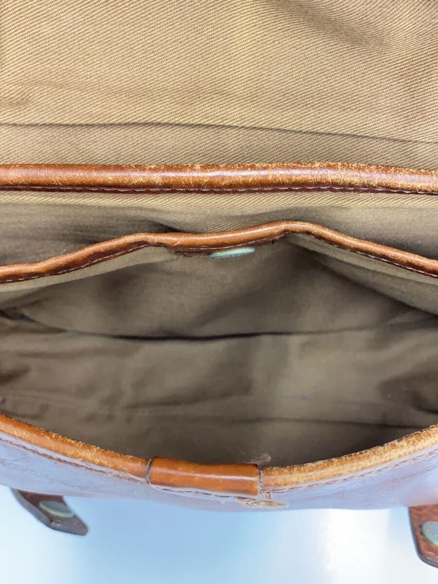 HERGOPOCH Shoulder Bag Leather BRW Solid 6