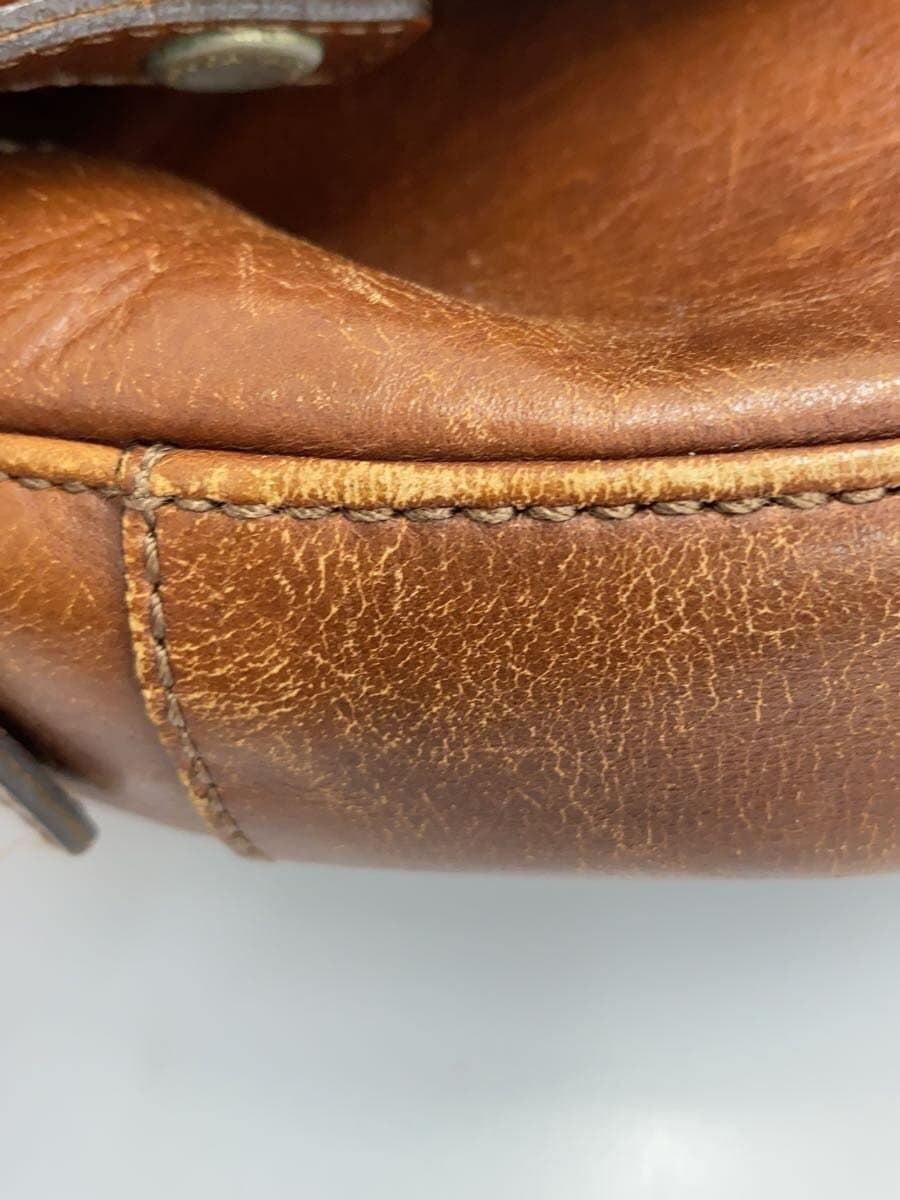 HERGOPOCH Shoulder Bag Leather BRW Solid 8