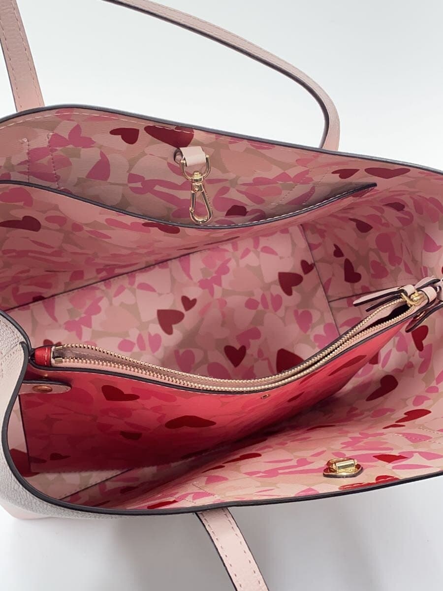 kate spade new york Tote Bag Leather PNK Solid 6